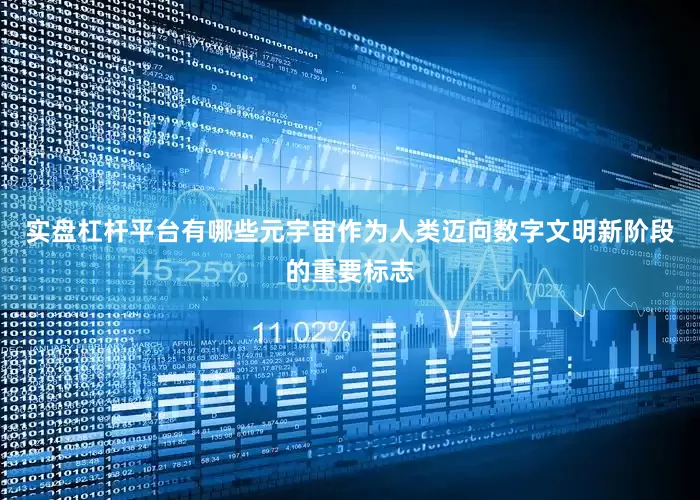 实盘杠杆平台有哪些元宇宙作为人类迈向数字文明新阶段的重要标志